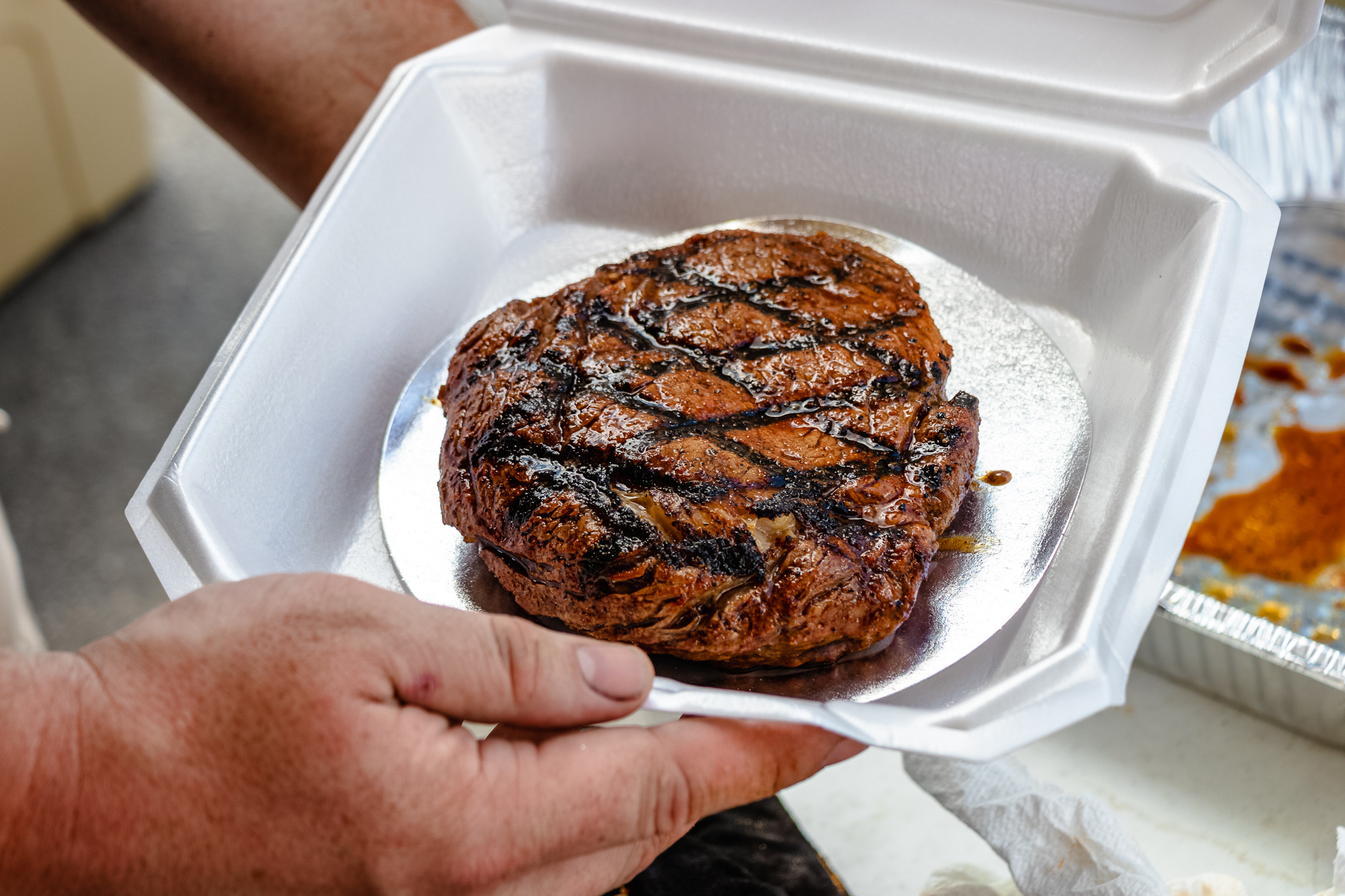 Great Steaks! At the SCA Cookoff in Little Rock, Arkansas WooPigFoodie
